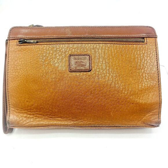 Burberry Leather Clutch Bag - Picture 1 of 6